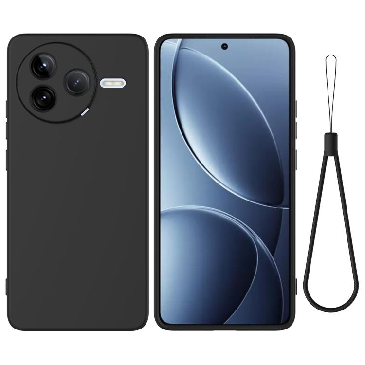 RUBBER Védőburkolat Xiaomi Poco F7 Pro fekete akciós termékkép 1