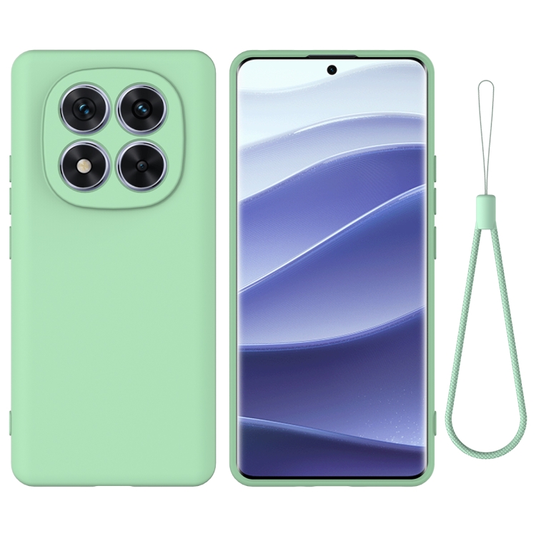 RUBBER Védőburkolat a Xiaomi-hoz Redmi Note 14 Pro 5G / Poco X7 zöld akciós termékkép 1