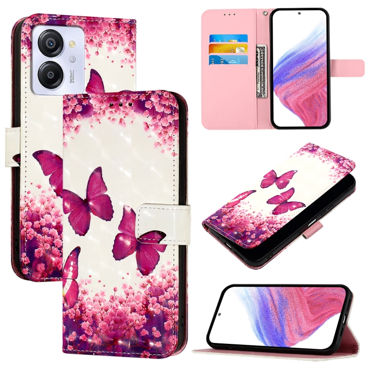 ART Tárcahuzat Blackview-hoz Szín 8 PINK BUTTERFLY termék 2. képe