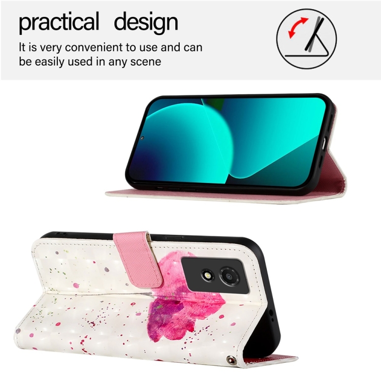 ART Pénztárcahuzat TCL 501 FLOWER-hoz termék 2. képe