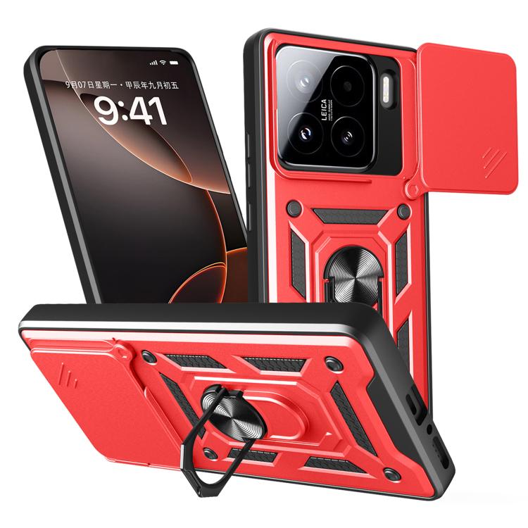 RING KAMERA Borító tartóval Xiaomi 15 piroshoz akciós termékkép 1