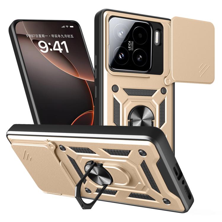 RING KAMERA Borító tartóval Xiaomi 15 aranyhoz akciós termékkép 1