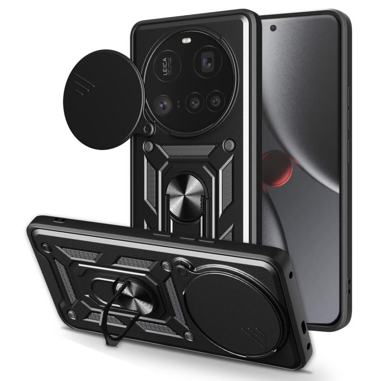 RING KAMERA Fedél tartóval a Xiaomi 15 Ultra fekete akciós termékkép 1
