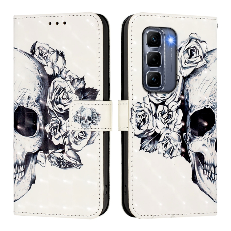 ART Tárcavédő a Infinix Hot 50 Pro+ SKULL-hoz akciós termékkép 1
