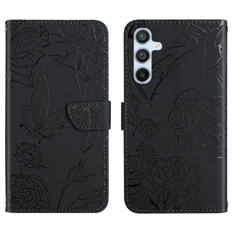 ART BLOSSOM pénztárca tok Samsung-hoz Galaxy A16 / A16 5G fekete akciós termékkép 1