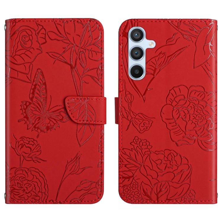 ART BLOSSOM pénztárcavédő a Samsung-hoz Galaxy A16 / A16 5G piros akciós termékkép 1