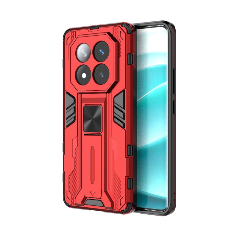 SUPERSONIC Védőburkolat állvánnyal Xiaomi Redmi Note 14 Pro+ 5G piros akciós termékkép 1