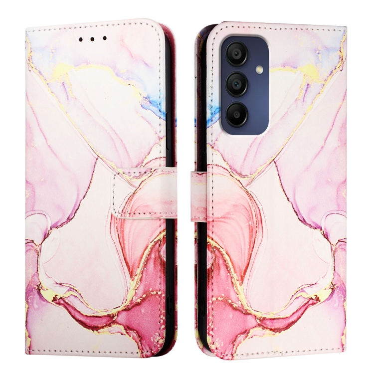 ART MARBLE Tárcahuzat a Samsung-hoz Galaxy A16 / A16 5G ROSE GOLD akciós termékkép 1