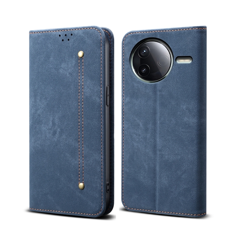 DENIM pénztárcahuzat Xiaomi Poco F7 Ultra kék színhez akciós termékkép 1