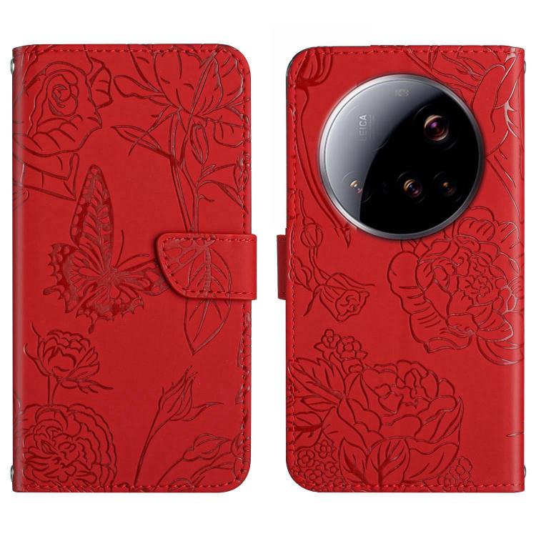ART BLOSSOM Pénztárca tok Xiaomi 15 Ultra piros akciós termékkép 1