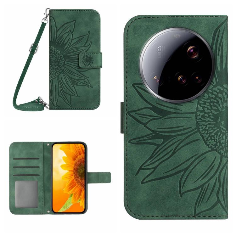 ART SUNFLOWER Zöld pénztárca zsinórral Xiaomi 15 Ultra akciós termékkép 1