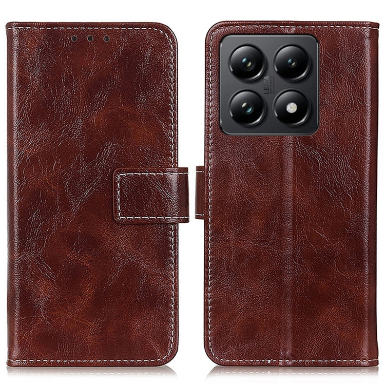 RETRO Tárcahuzat Xiaomi 14T barna termék 2. képe