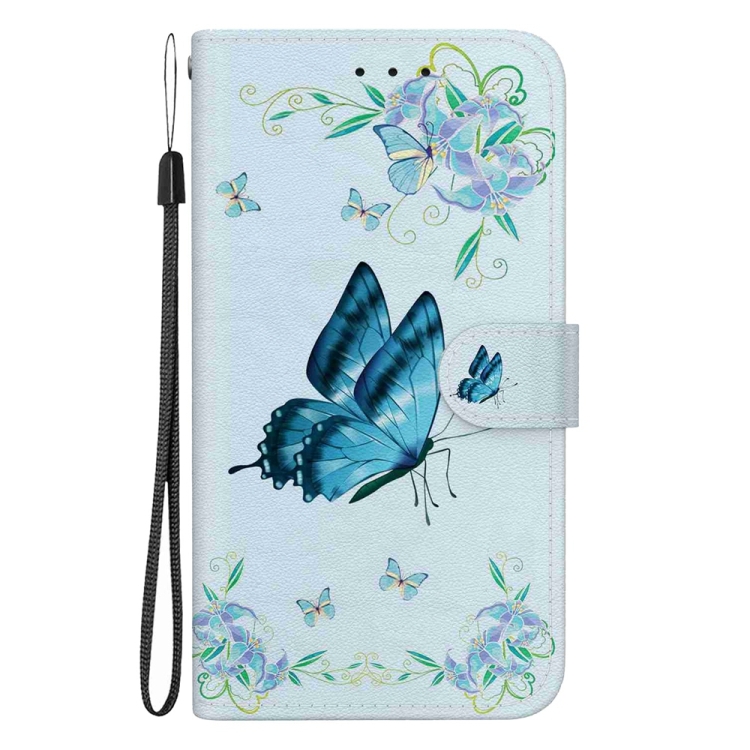 ART Tárcatakaró a Motorola Moto-hoz G55 5G BLUE BUTTERFLY termék 2. képe