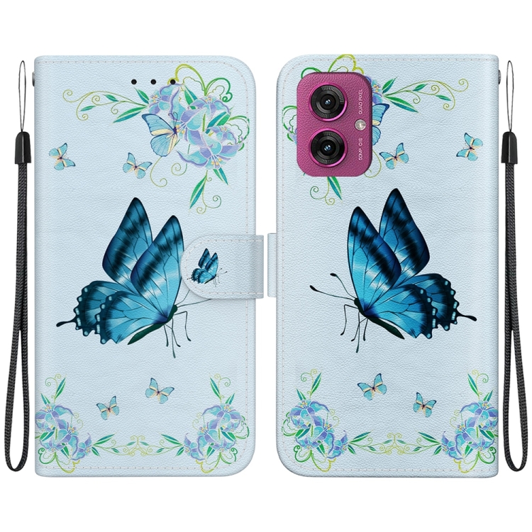 ART Tárcatakaró a Motorola Moto-hoz G55 5G BLUE BUTTERFLY akciós termékkép 1