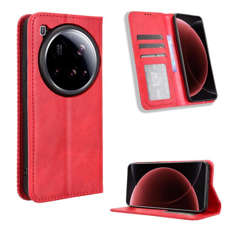 BUSINESS Pénztárca tok Xiaomi 15 Ultra piros termék 2. képe