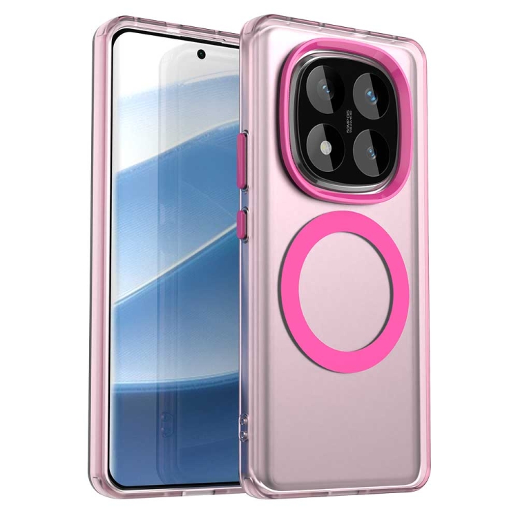 CANDY MAGSAFE Védőburkolat Xiaomi Redmi Note 14 Pro 5G / Poco X7 rózsaszín akciós termékkép 1
