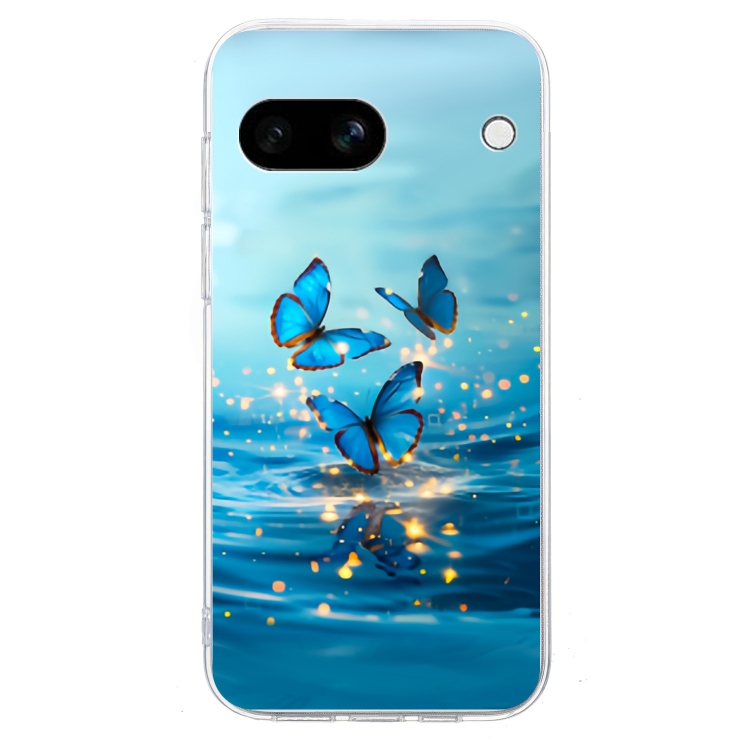 ART TPU Védőburkolat a Google Pixel 9a BLUE BUTTERFLIES termék 2. képe