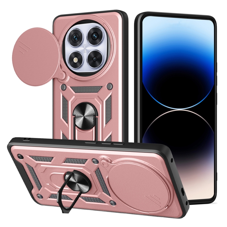 RING KAMERA Borító tartóval Xiaomi-hoz Redmi Note 14 Pro+ 5G rózsaszín akciós termékkép 1