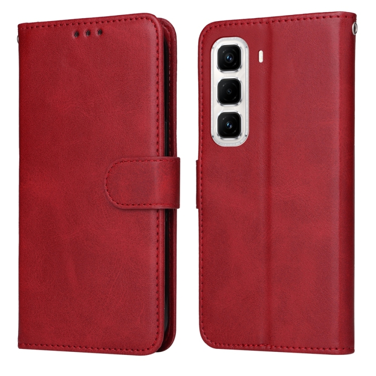 SMOOTH Pénztárca tok Infinix Hot 50 Pro+ piros akciós termékkép 1