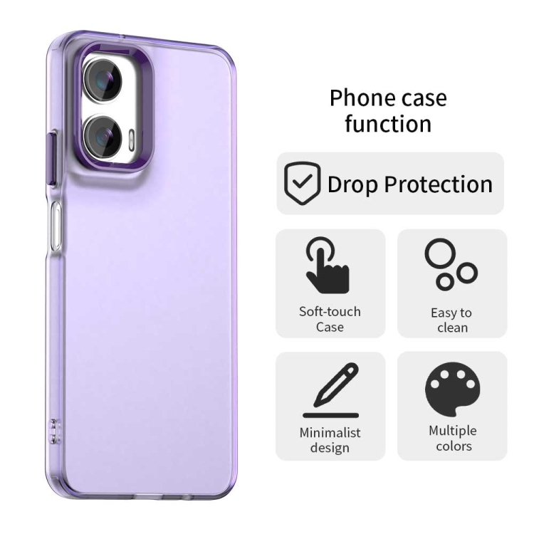 CANDY Védőburkolat Motorola Moto G35 5G lila termék 2. képe