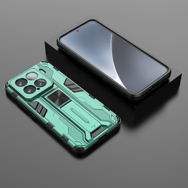 SUPERSONIC Védőtok állvánnyal Xiaomi 15 zöld termék 2. képe