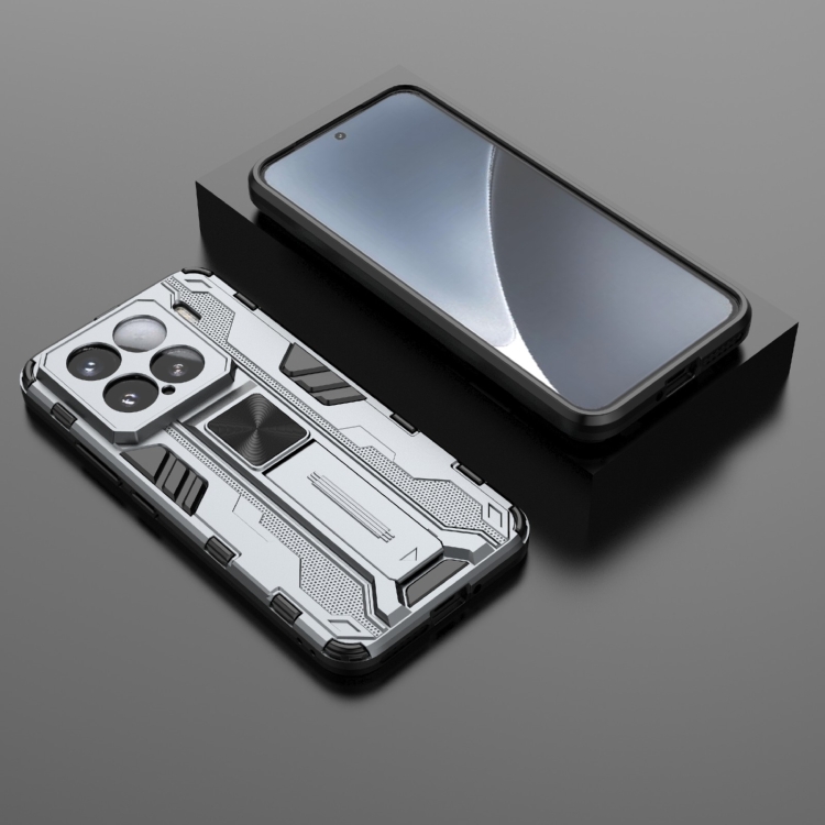 SUPERSONIC Védőtok állvánnyal Xiaomi 15 szürke színhez termék 2. képe
