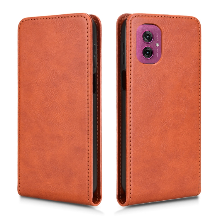 Flip tok Motorola Moto G55 5G barna termék 2. képe