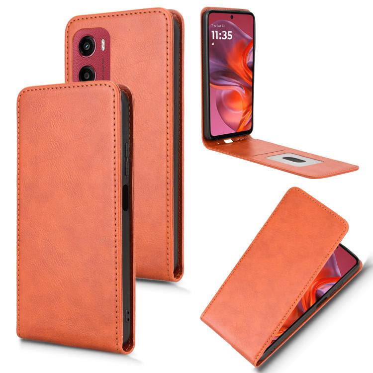 Flip tok Motorola Moto G05 / Moto E15 barna akciós termékkép 1