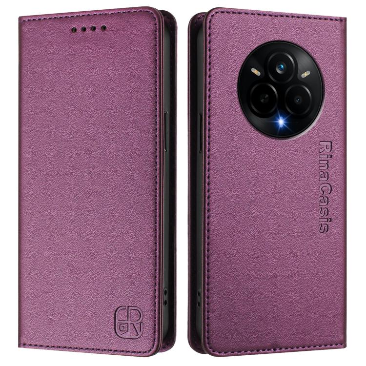 RINA Flip tok Realme 14 Pro 5G sötétlila színhez termék 2. képe