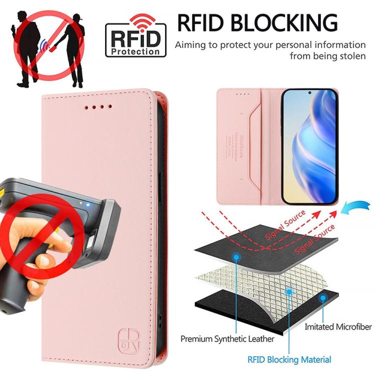 RINA Csuklós tok Realme 14 Pro+ 5G rózsaszínhez termék 2. képe