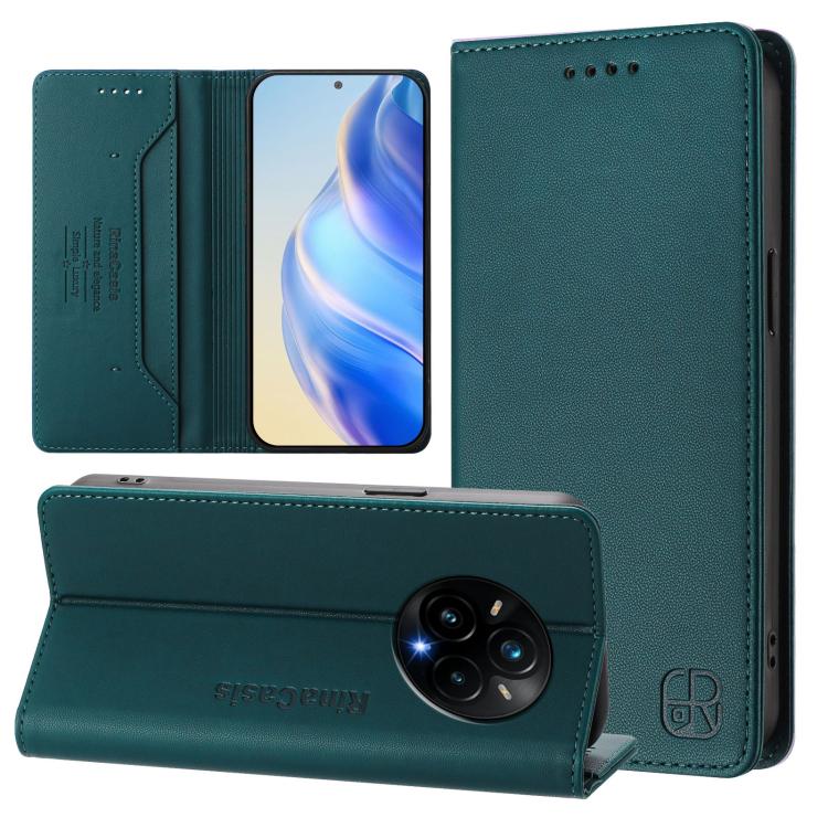 RINA Csuklós tok Realme 14 Pro+ 5G sötétzöld akciós termékkép 1