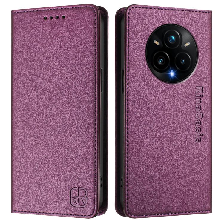 RINA Csuklós tok Realme 14 Pro+ 5G sötétlila termék 2. képe
