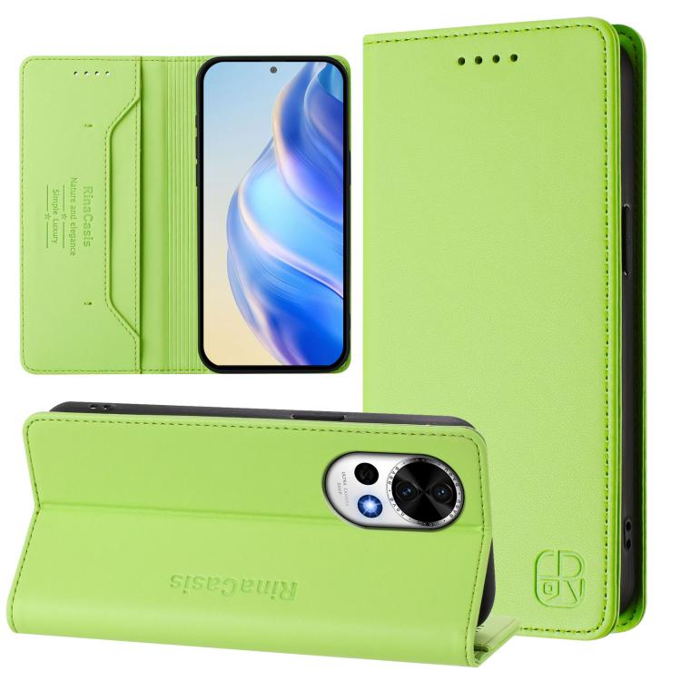 RINA Csuklós tok Huawei Nova 13 világoszöld akciós termékkép 1