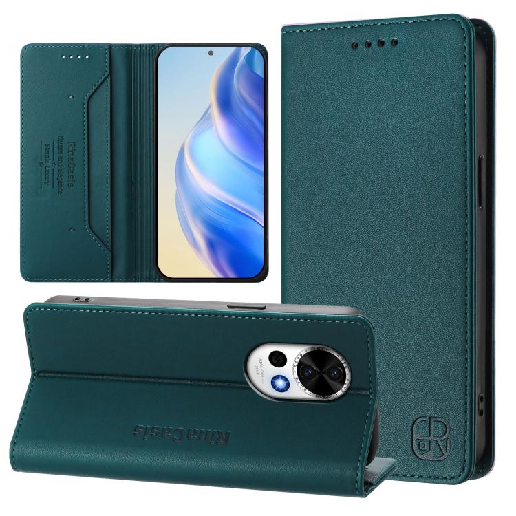 RINA Csuklós tok Huawei Nova 13 sötétzöld akciós termékkép 1