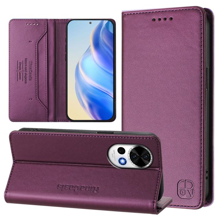 RINA Flip tok Huawei Nova 13 sötétlila színhez akciós termékkép 1