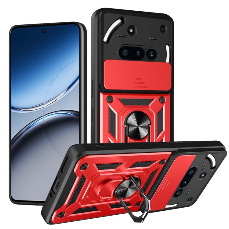 RING KAMERA Borító tartóval Nothing Phone (3a) piroshoz akciós termékkép 1