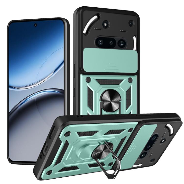RING KAMERA Fedél a Nothing Phone (3a) tartóval zöld akciós termékkép 1