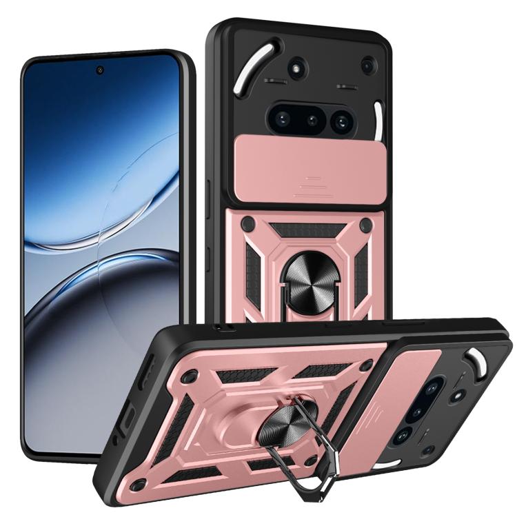 RING KAMERA Borító tartóval a Nothing Phone (3a) rózsaszínhez akciós termékkép 1