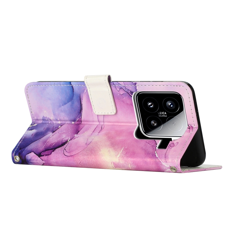 ART MARBLE Pénztárca tok Xiaomi 15 PURPLE telefonhoz termék 2. képe