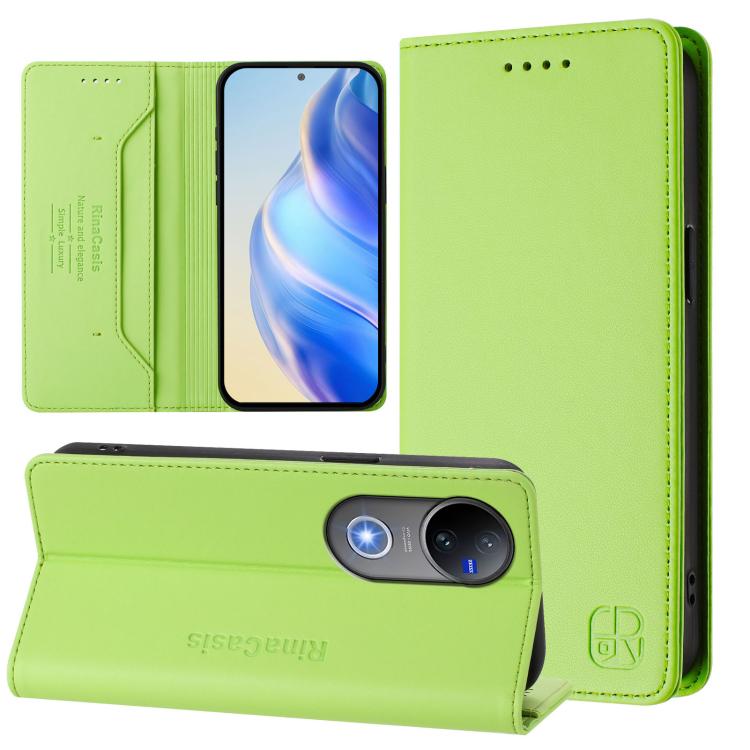 RINA Csuklós tok Vivo V50 5G világoszöld akciós termékkép 1