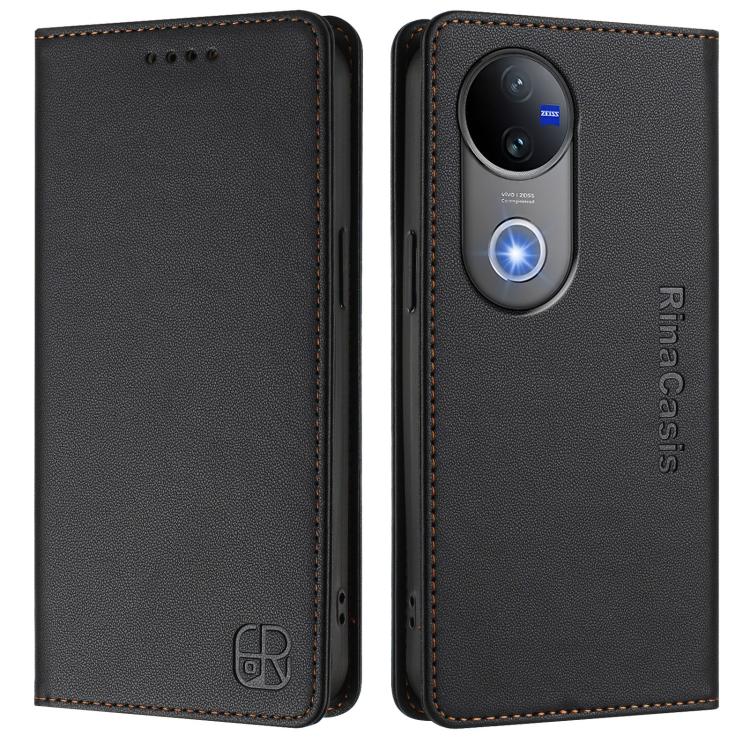 RINA Csuklós tok Vivo V50 5G fekete termék 2. képe