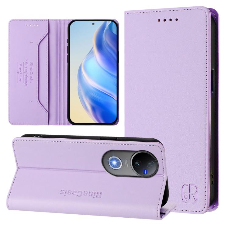 RINA Flip tok Vivo V50 5G lila színhez akciós termékkép 1