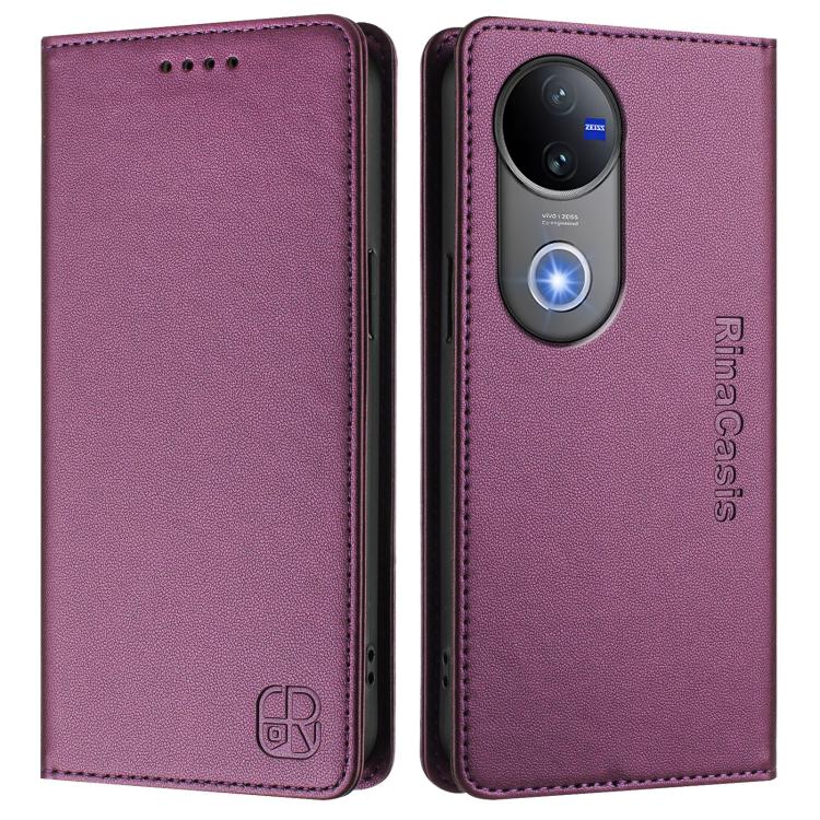 RINA Flip tok Vivo V50 5G sötétlila színhez termék 2. képe