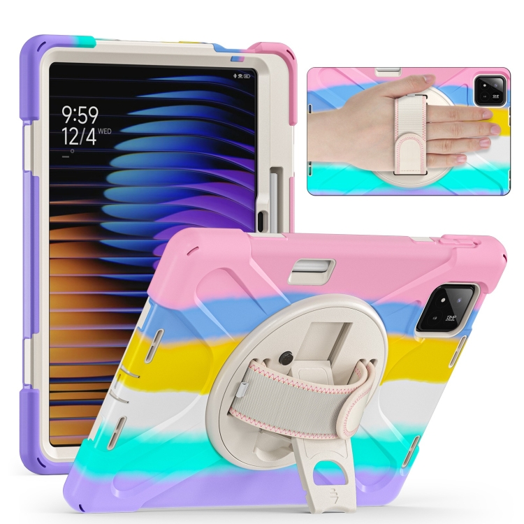 SOLID Tartós tok a Xiaomi Pad 7 / 7 Pro RAINBOW akciós termékkép 1