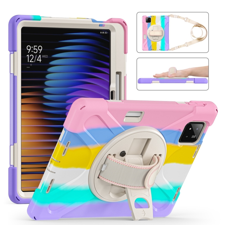 SOLID Tartós tok a Xiaomi Pad 7 / 7 Pro RAINBOW termék 2. képe