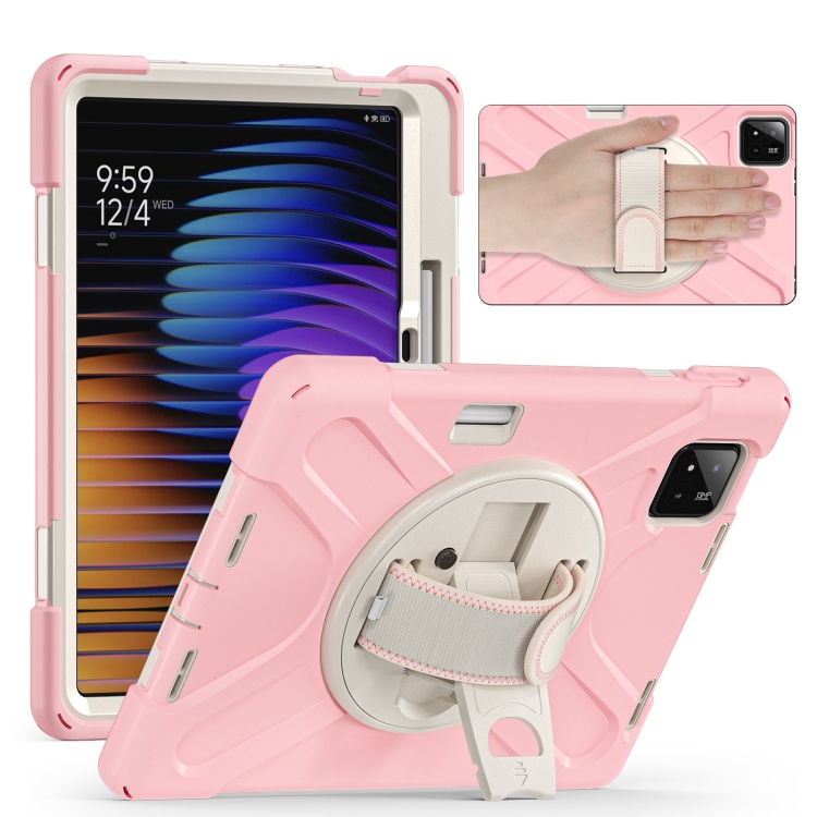 SOLID Tartós tok a Xiaomi Pad 7 / 7 Pro világos rózsaszín akciós termékkép 1