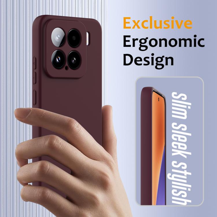 RUBBER MAGSAFE Szilikon tok Xiaomi 15 PLUM COLOR készülékhez termék 2. képe