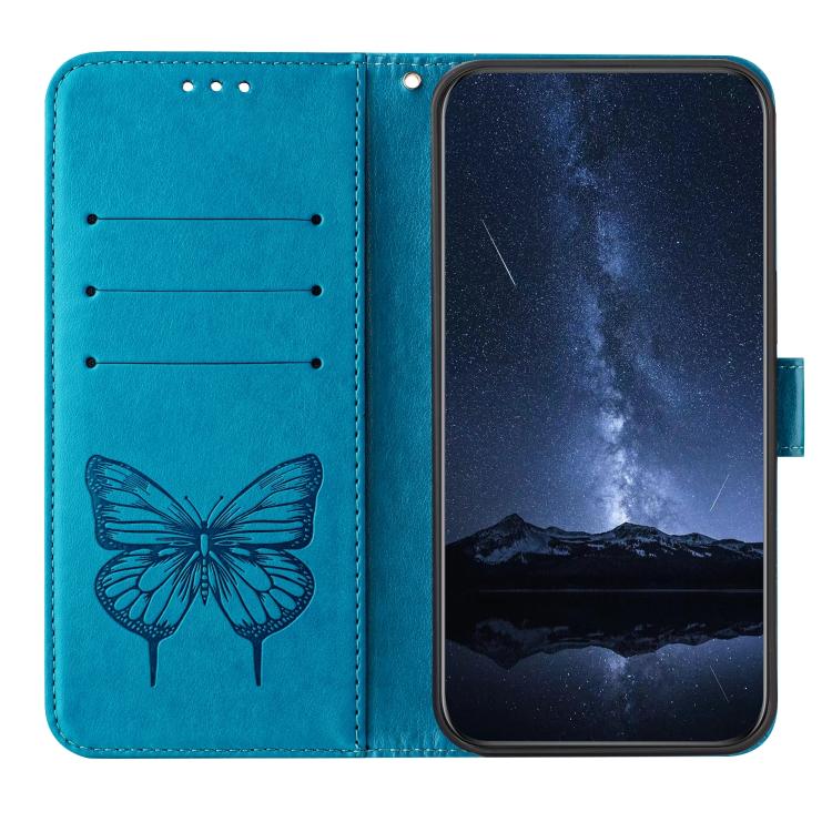 ART BUTTERFLY Pénztárca tok Vivo V50 5G kék színhez termék 2. képe