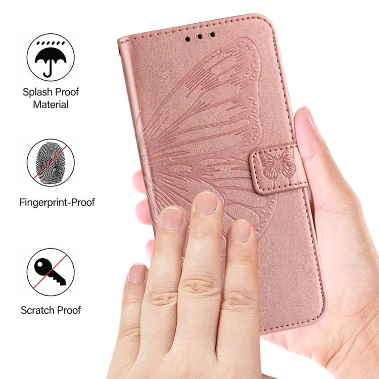 ART BUTTERFLY Pénztárca tok Vivo V50 5G rózsaszín termék 2. képe