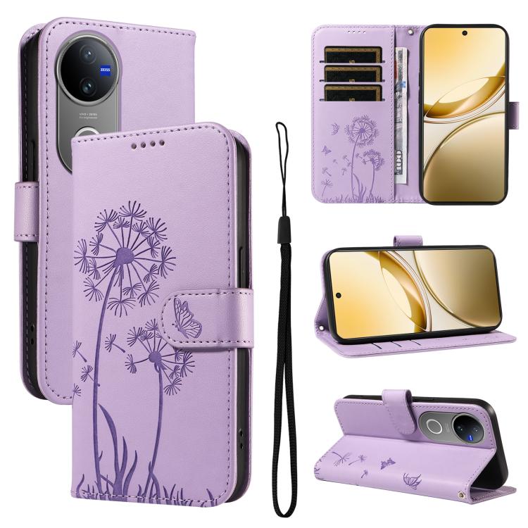 ART DANDELION Lila pénztárca tok Vivo V50 5G akciós termékkép 1